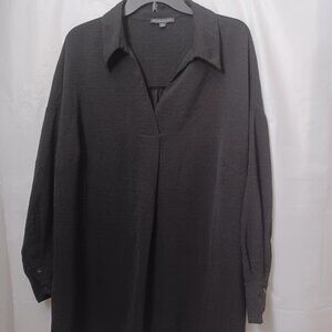 ADRIANNA PAPELL LONG SLEEVE TUNIC BLOUSE
